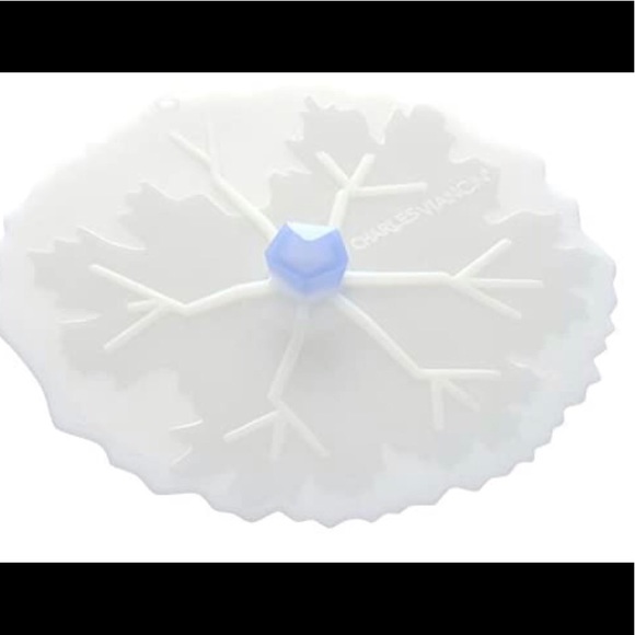 Charles Viancin 9” & 6” silicone snowflake lid new - Picture 6 of 7